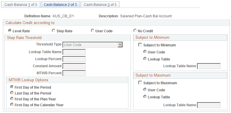 Cash Balance 2 of 3 page