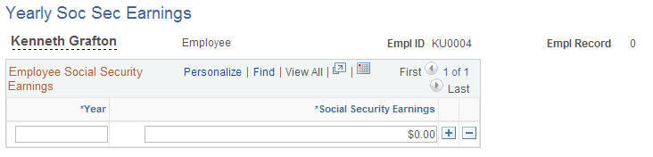 Yearly Soc Sec Earnings page