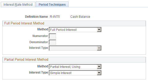 Period Techniques page