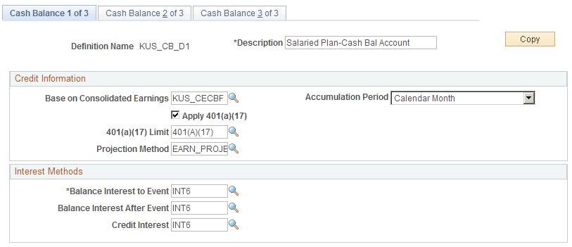Cash Balance 1 of 3 page