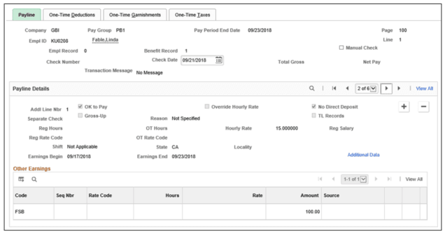 Split of flat sum bonus amount into two FLSA periods (1 of 2)