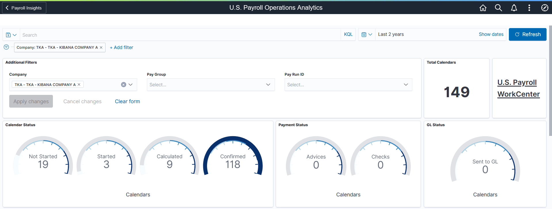 U.S. Payroll Operations Analytics Dashboard (1 of 3)