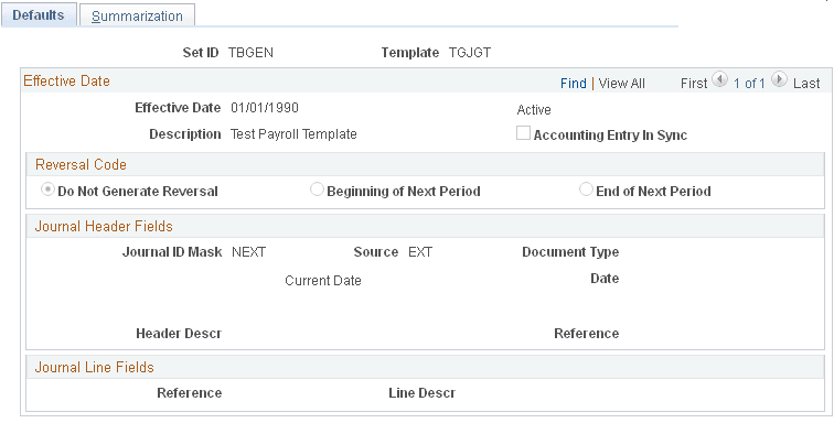 Review Journal Generator Tmpl - Defaults page