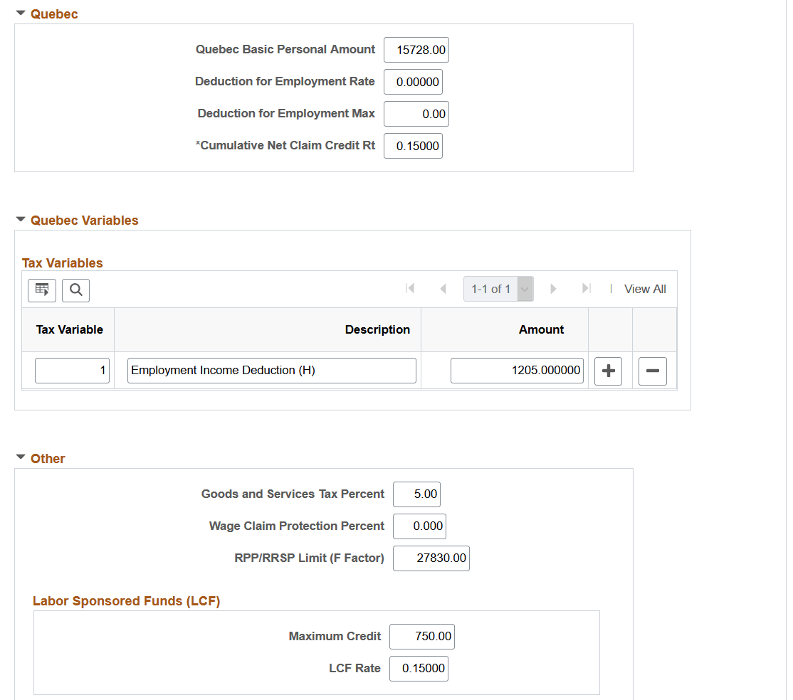 Tax Rates, Credits and Other page (2 of 4)