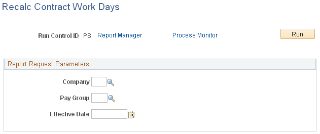Recalc Contract Work Days