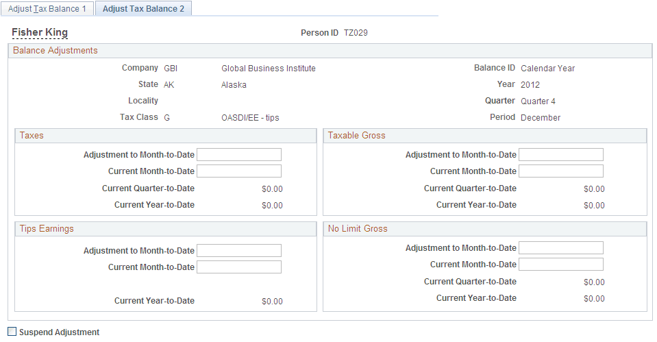Adjust Tax Balance 2 page