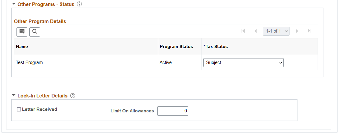State Tax Data page (2 of 2)
