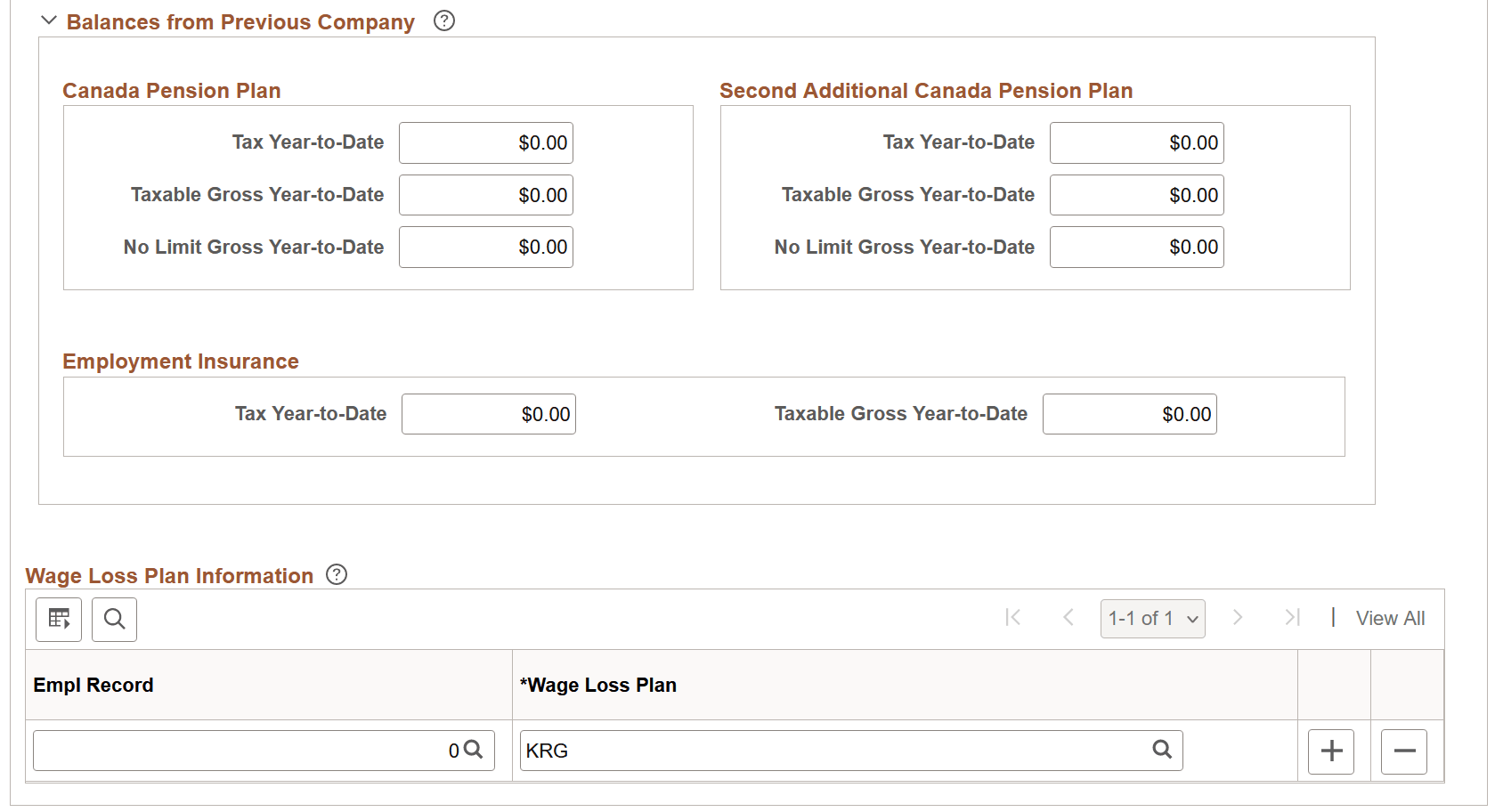 Canadian Income Tax Data page (3 of 3)