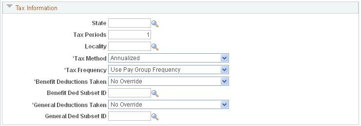 Additional Pay page (3 of 3)