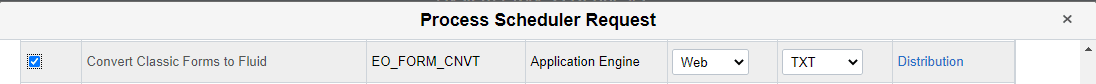 Process Scheduler Request