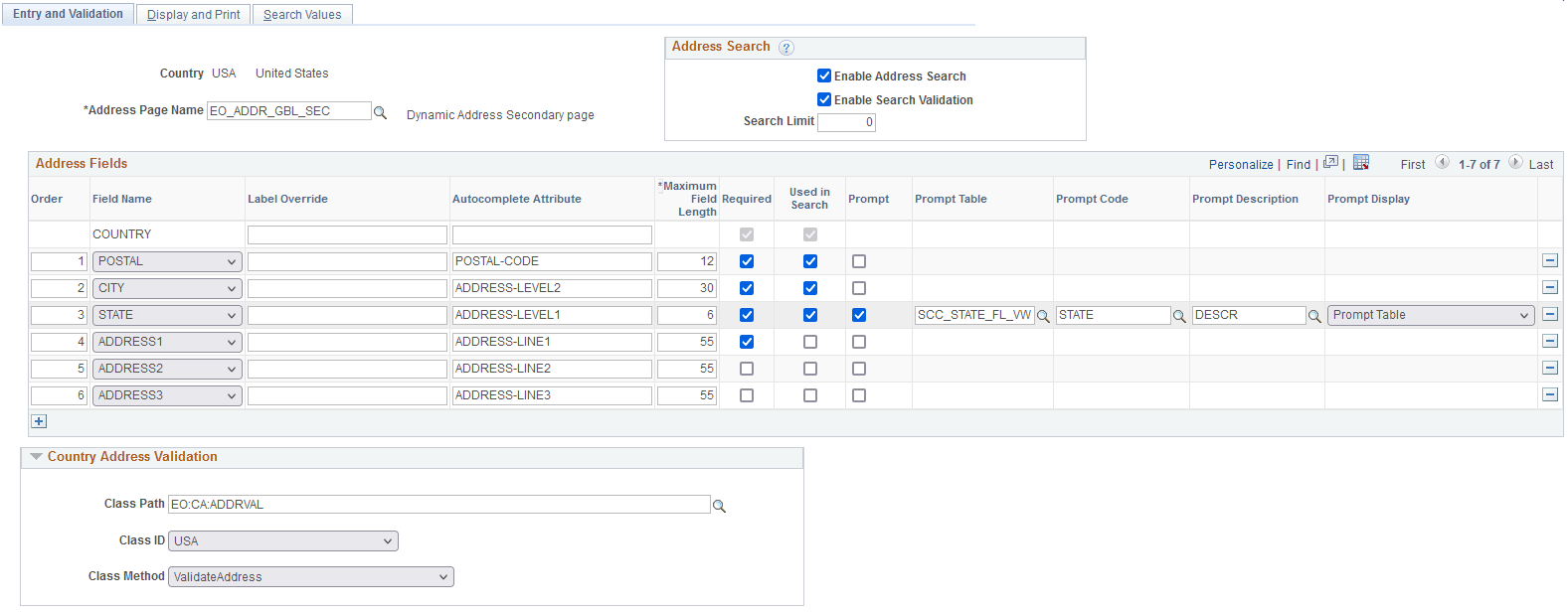 Entry and Validation - Example 4 page