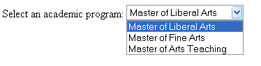 A List field