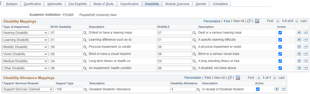 Disability page