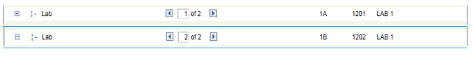 Example of Labs generated for Class Association 1
