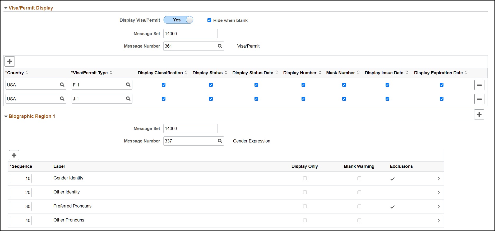 Personal Details Configuration page 2 of 2