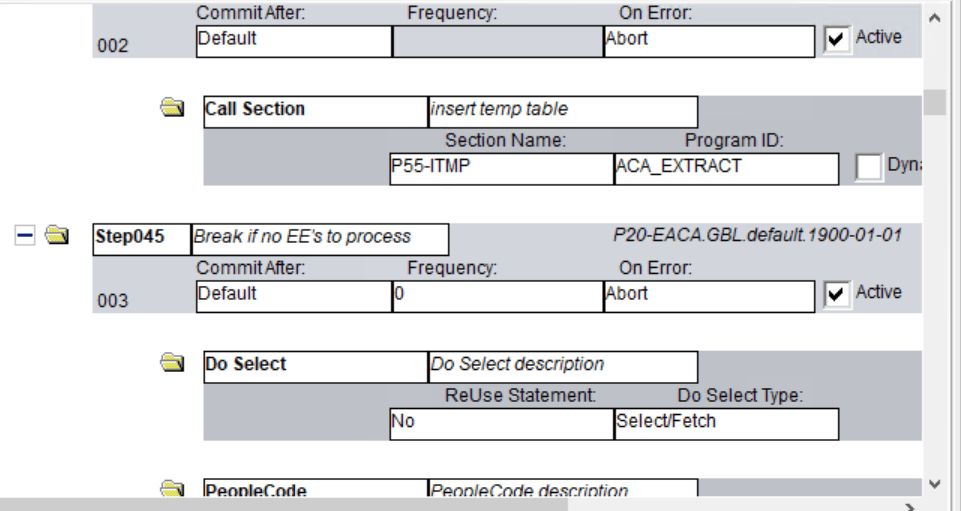 Actions and their associated properties