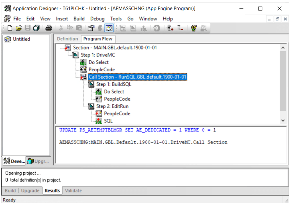 Configured AE action