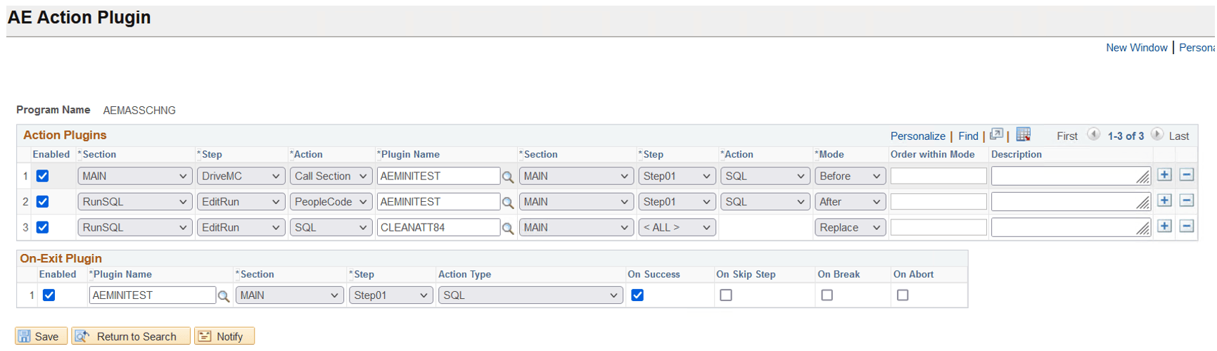 AE Action Plugin page