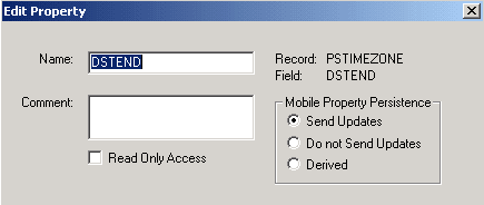 Edit Property dialog box