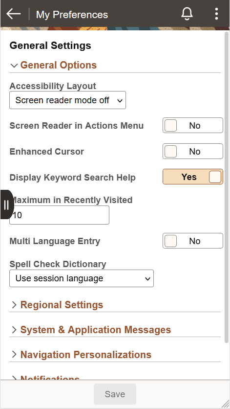 Fluid page rendered in small form factor trace option