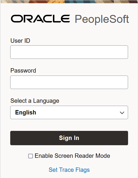 Set Trace Flags link enabled on sign in page