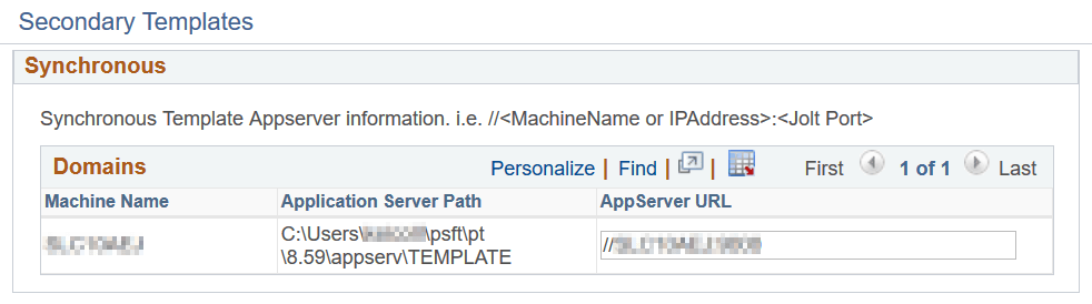 Secondary Templates Page