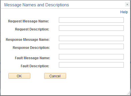 Message Names and Descriptions