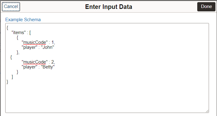 Input Data