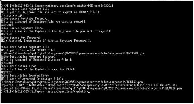 Convert Java keystore to PKCS #12 keystore