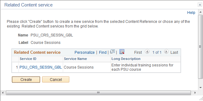 Related Content service page