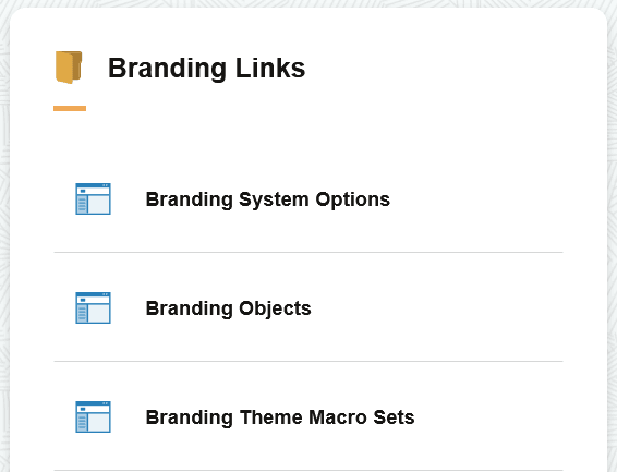 Navigation Collection section with modifications post import