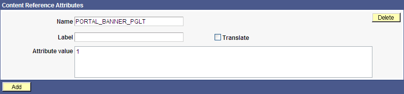 PORTAL_BANNER_PGLT content reference attribute