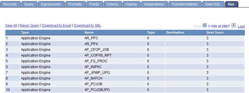 Query results without optional prompt value