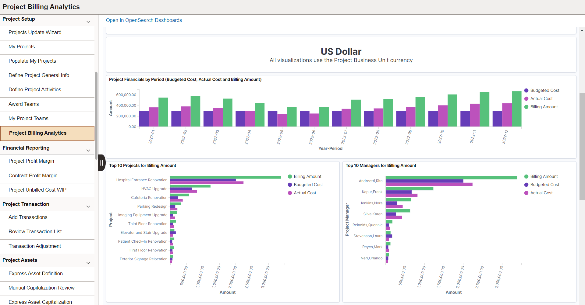 Fluid WorkCenter page