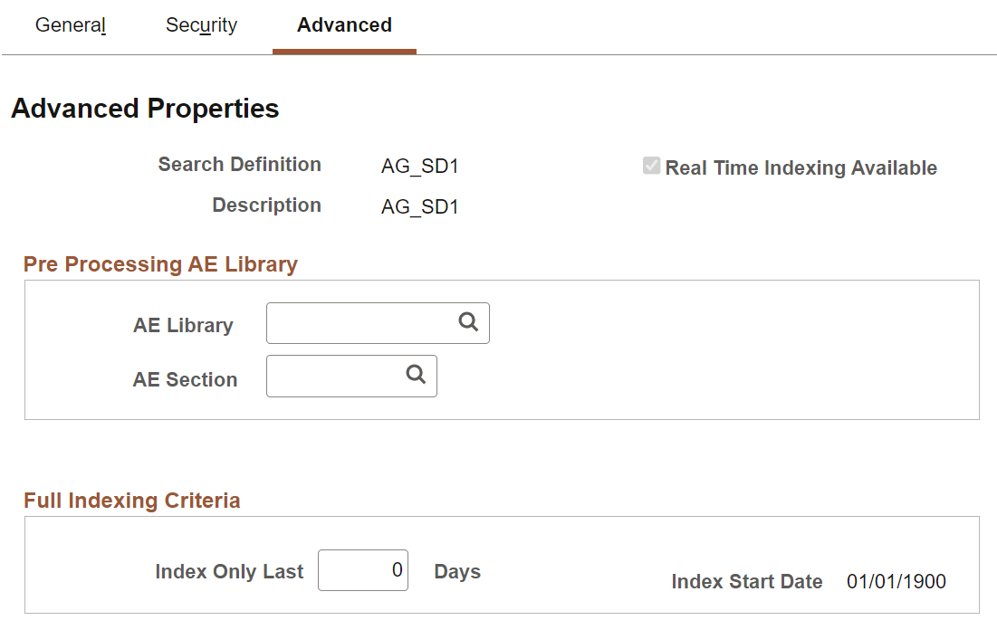 Activity Guide: Advanced Properties page