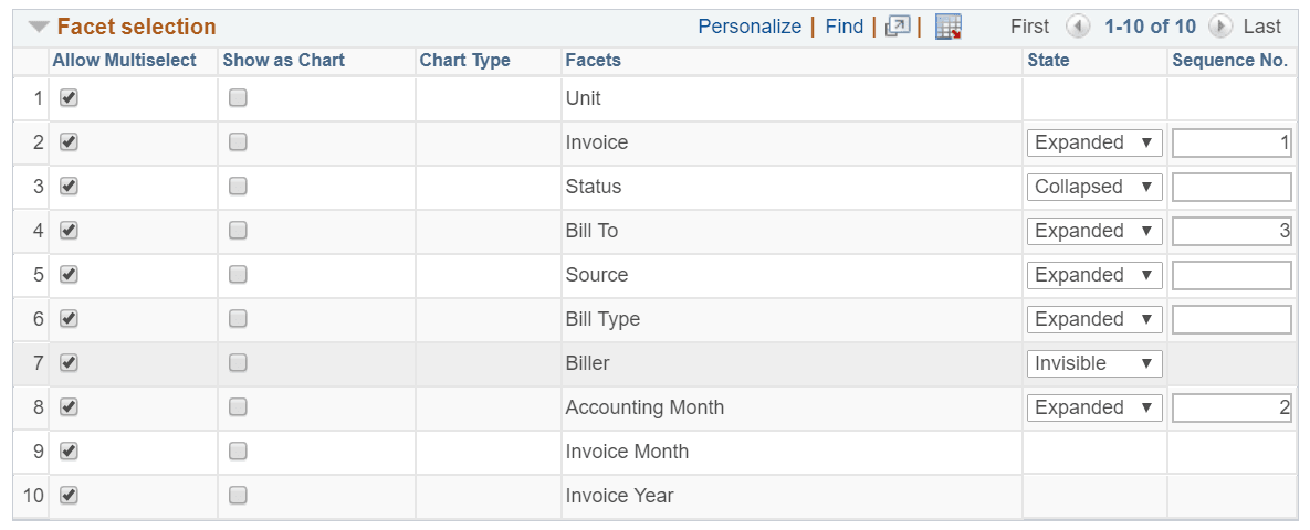 Fluid Mode Options - Facet Options