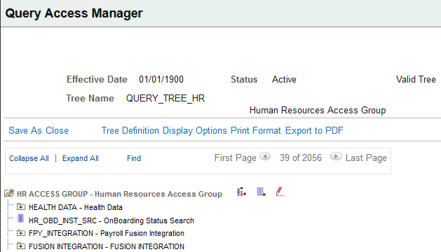 Query Access Manager, 1 of 2