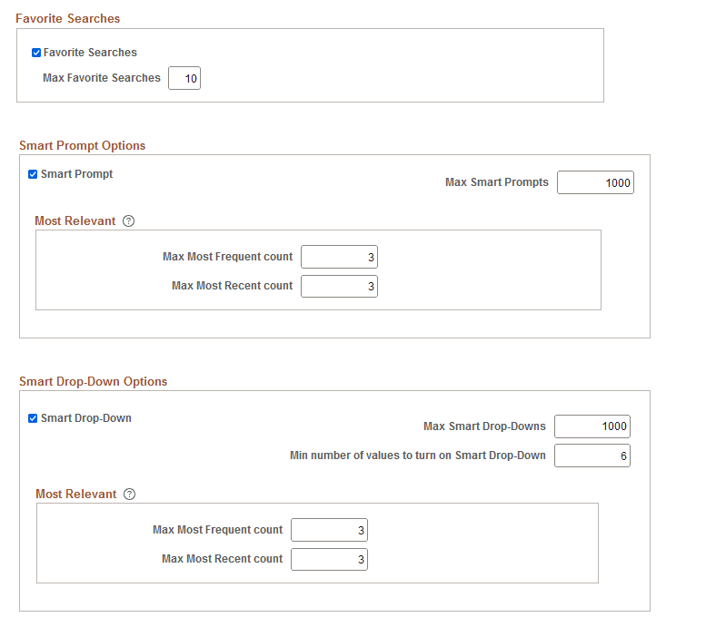 PeopleTools Options page (3 of 3)