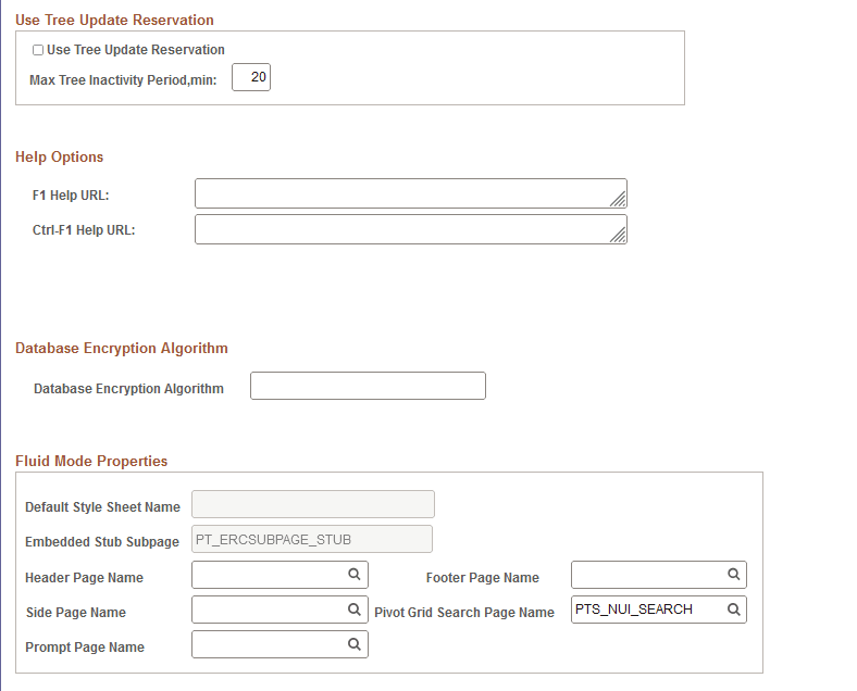 PeopleTools Options page (2 of 3)