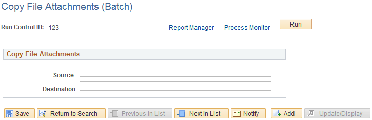 Copy File Attachments (Batch) page