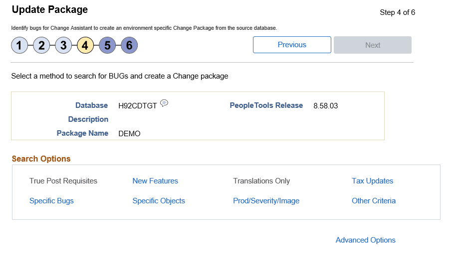 All Other Search Criteria