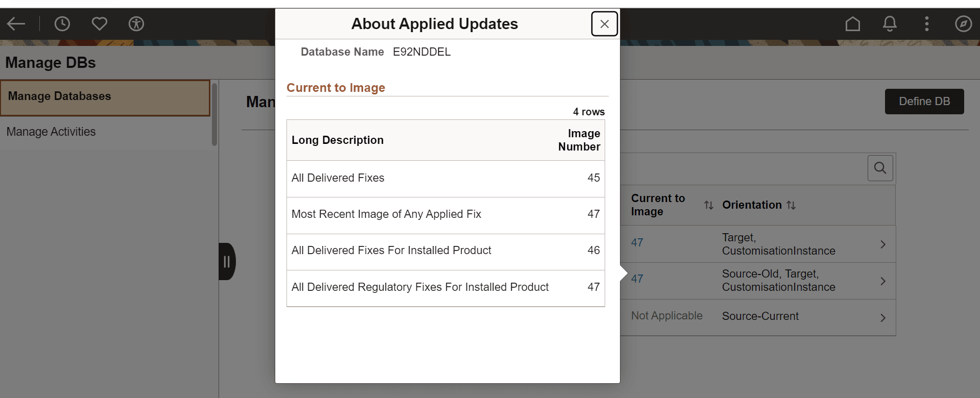 About Applied Updates