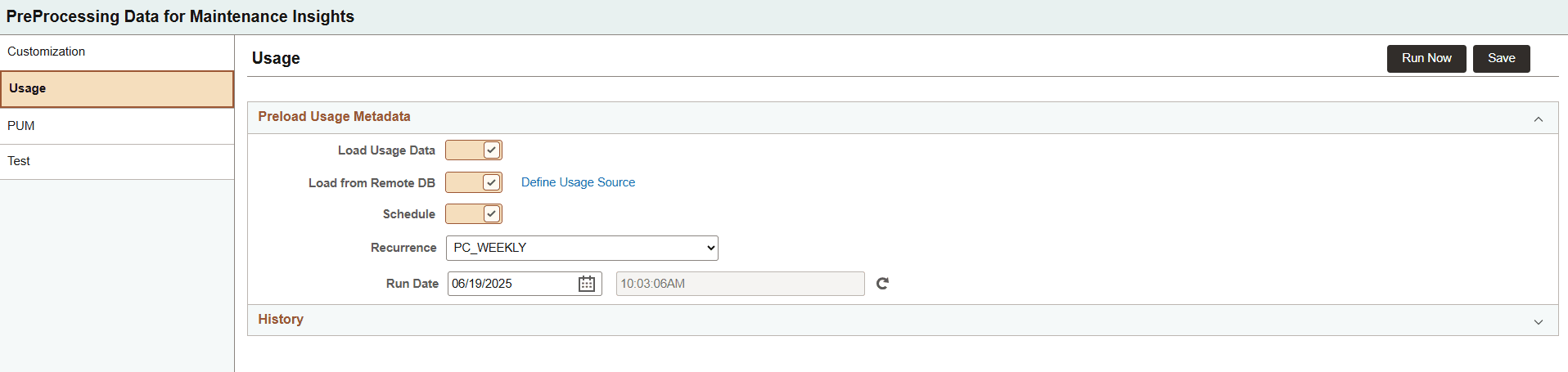 Loading Usage Metadata for LCM Insights