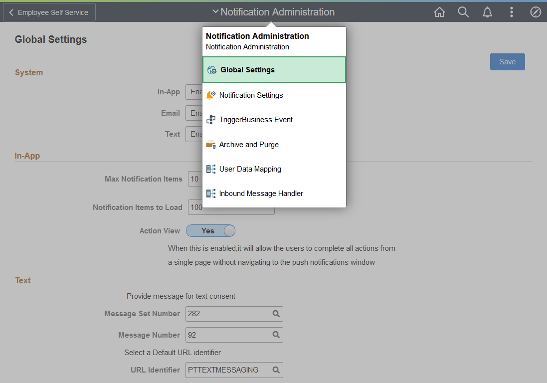 Example of a non-optimized activity guide