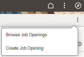 More Actions Menu - Transaction page