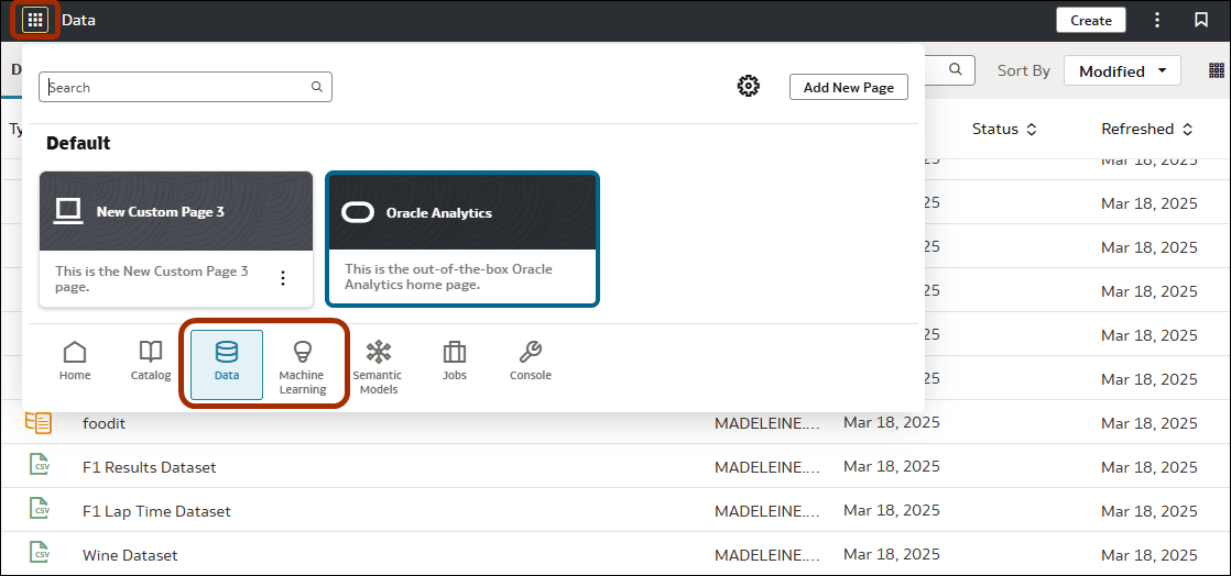 data-and-ml-navigation.pngの説明が続きます
