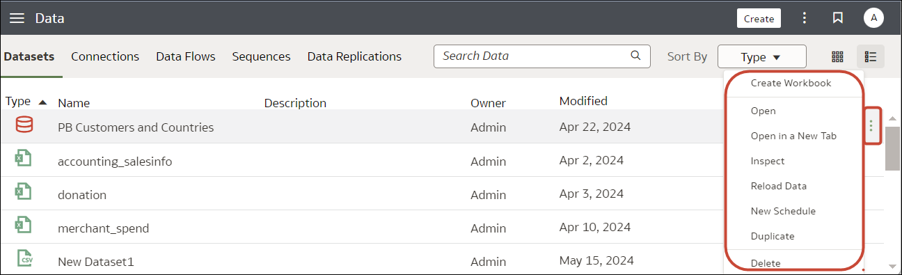 select-actions-menu-dataset.pngの説明が続きます