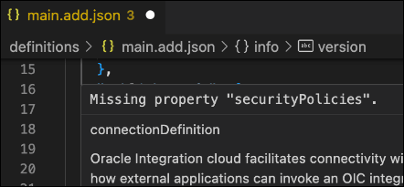 プロパティ・メッセージがありません