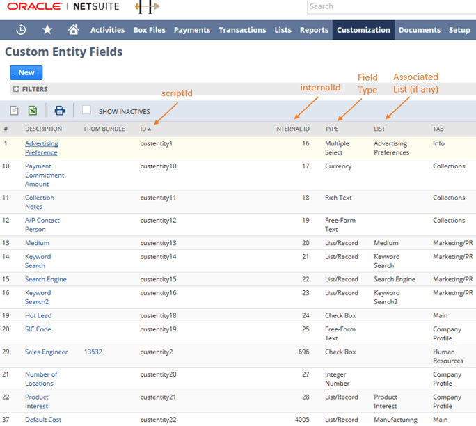 netsuite_cust_ent_fld.pngの説明は以下のとおりです