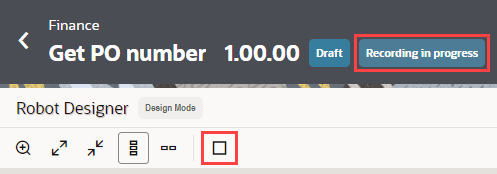 記録が進行中 記録が進行中